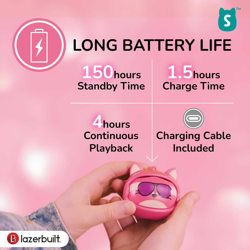 Squishmallows Squishmallows - Fifi - emoji face flip - TWS earpods