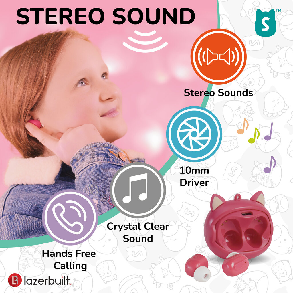 Squishmallows Squishmallows - Fifi - emoji face flip - TWS earpods