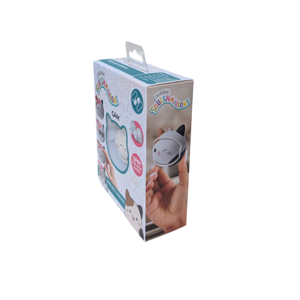 Squishmallows Squishmallows - Cam - emoji face flip - TWS earpods