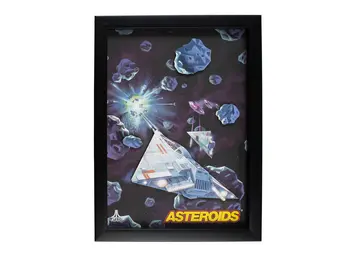 Atari Atari - Asteroids - 3D wall art frame
