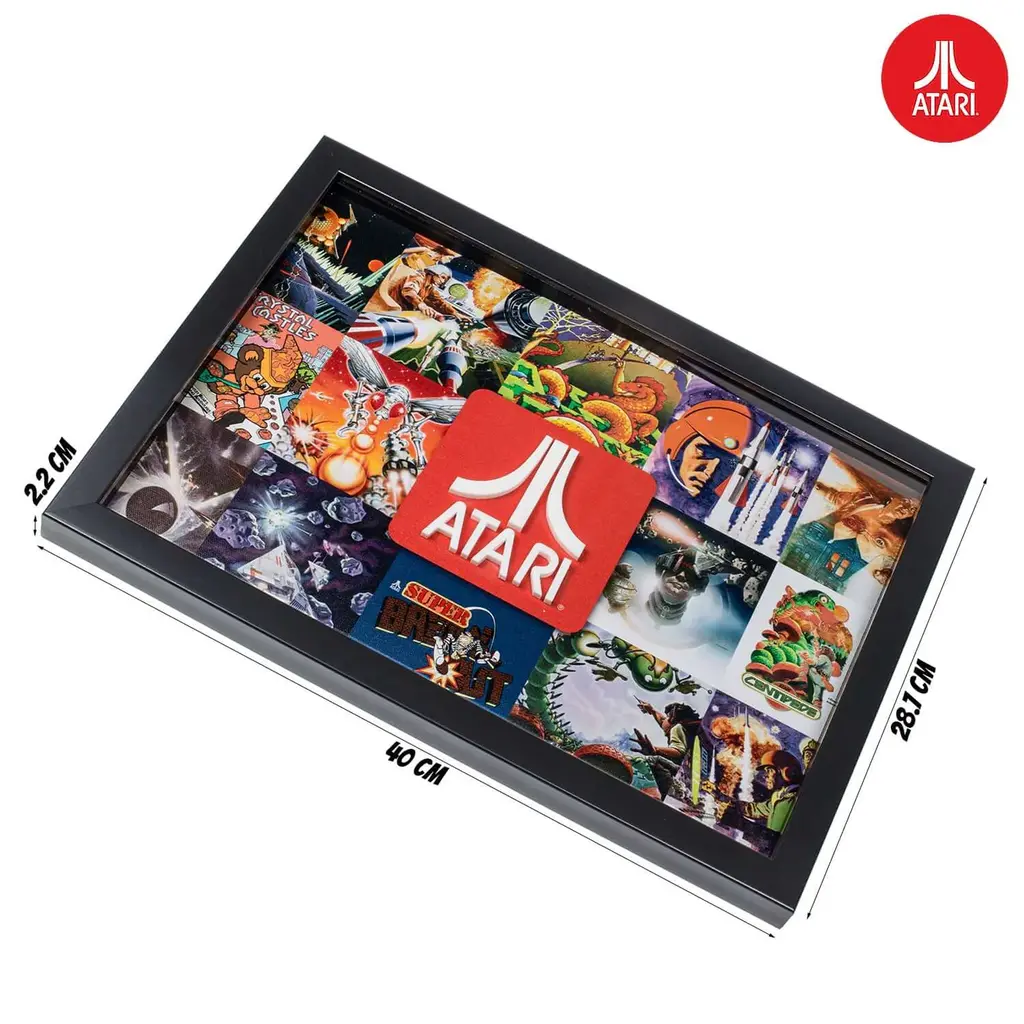 Atari Atari - Legends - 3D wall art frame