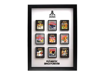 Atari Atari - Classic game cartridges - 3D wall art frame