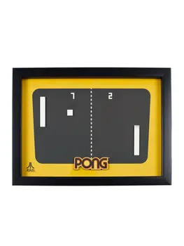 Atari Atari - Pong - 3D wall art frame