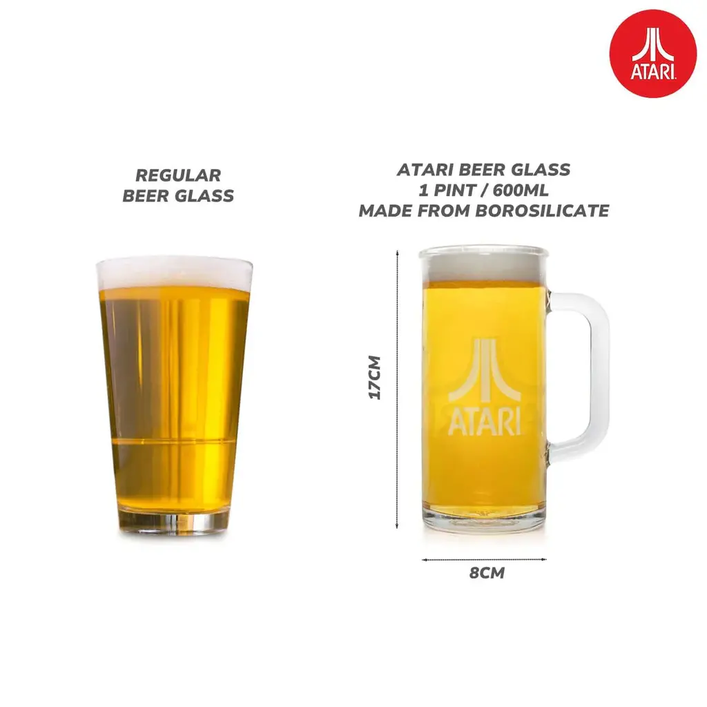 Atari Atari - bier/frisdrank glas - 600ml
