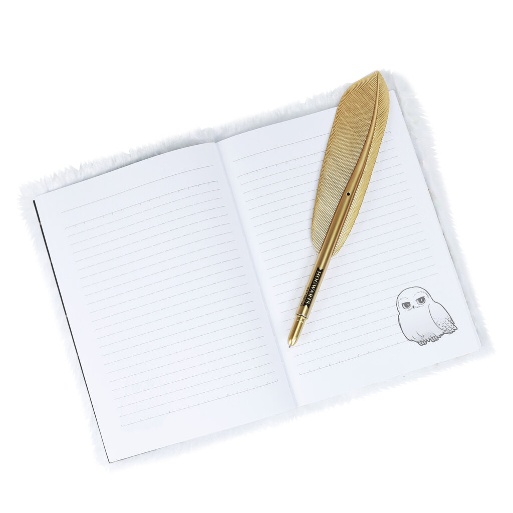 Harry Potter Harry Potter - Hedwig notebook & gouden veerpen