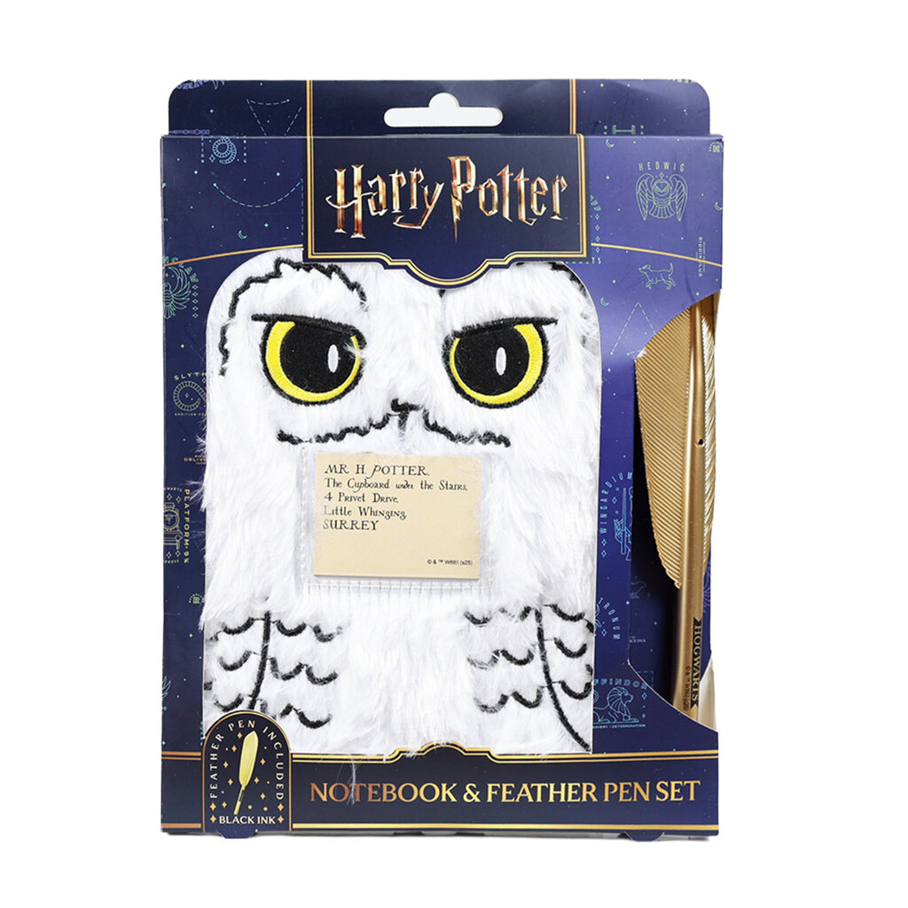 Harry Potter Harry Potter - Hedwig notebook & golden feather pen