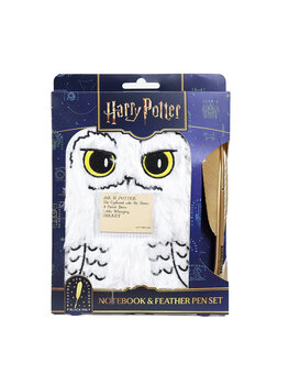 Harry Potter Harry Potter - Hedwig notebook & gouden veerpen