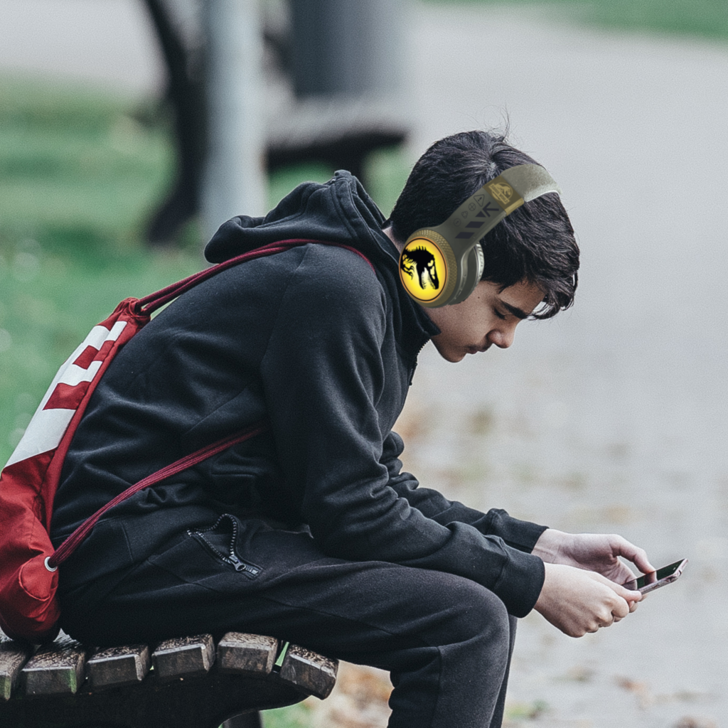 Jurassic World  Jurassic World - draadloze kinderkoptelefoon - LED-verlichting