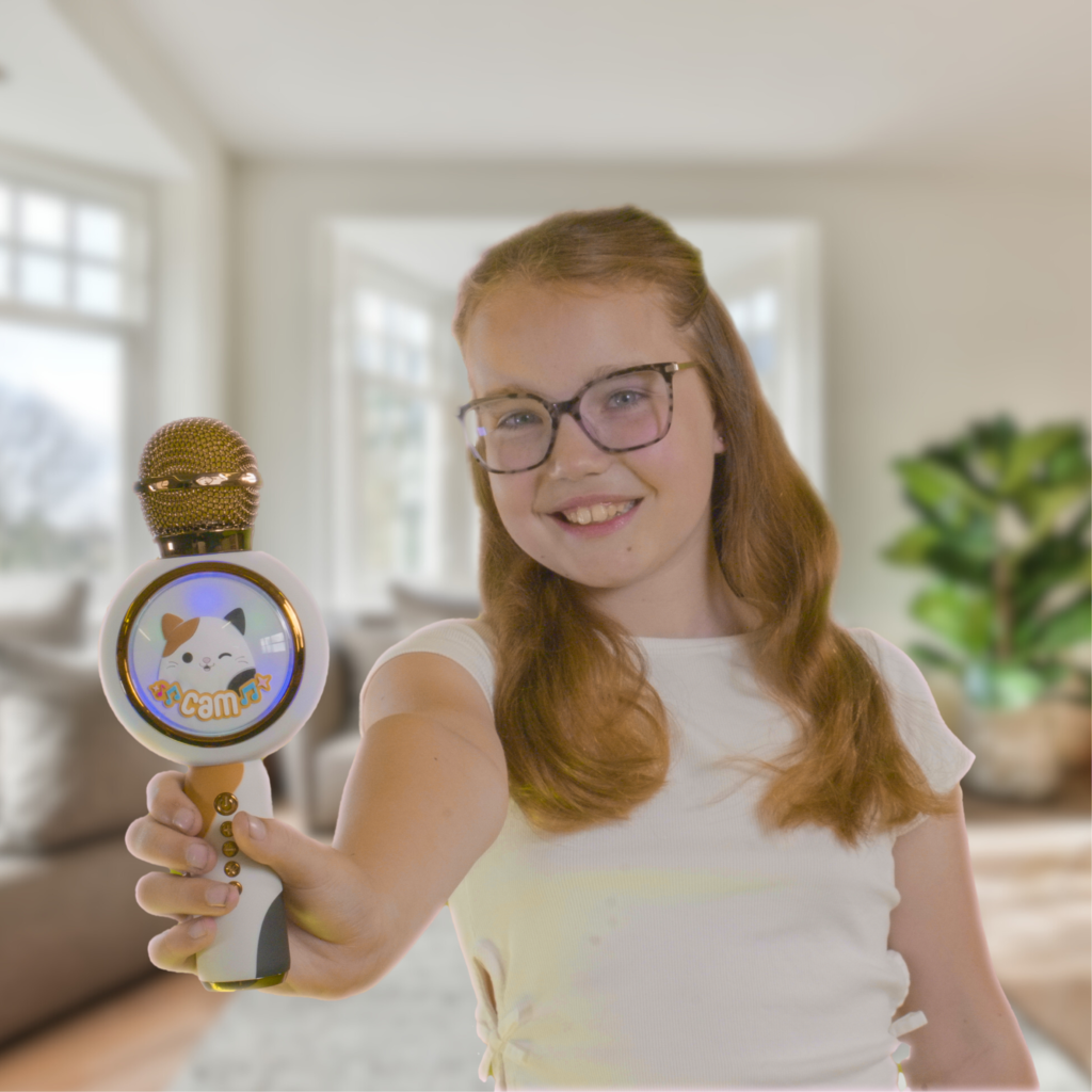 Squishmallows Squishmallows - Cam - Led Light - draadloze karaoke microfoon