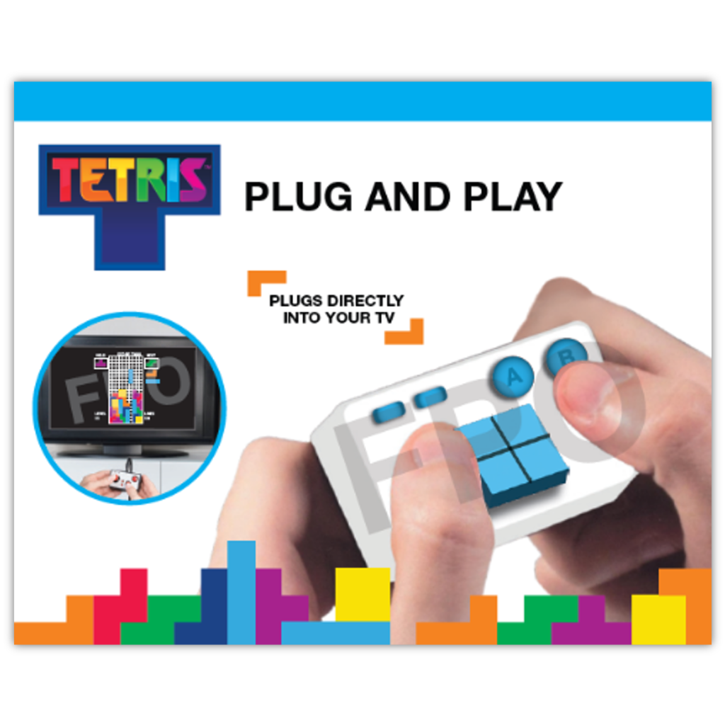 Tetris Tetris - tv plug & play - wireless controller