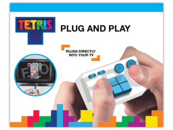 Tetris Tetris - tv plug & play - wireless controller