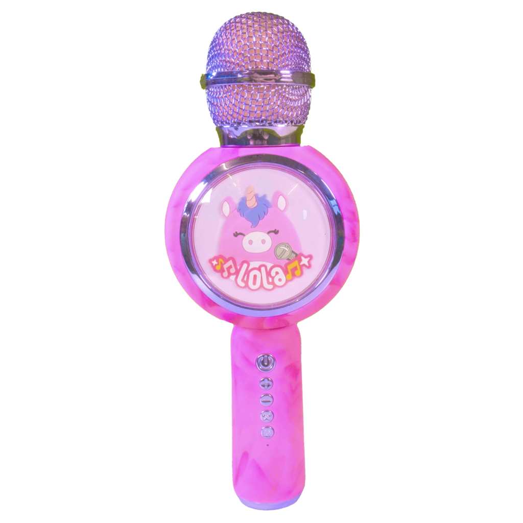 Squishmallows Squishmallows - Lola - Led Light - wireless karaoke microphone