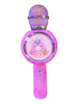 Squishmallows Squishmallows - Lola - Led Light - draadloze karaoke microfoon