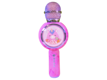 Squishmallows Squishmallows - Lola - Led Light - draadloze karaoke microfoon