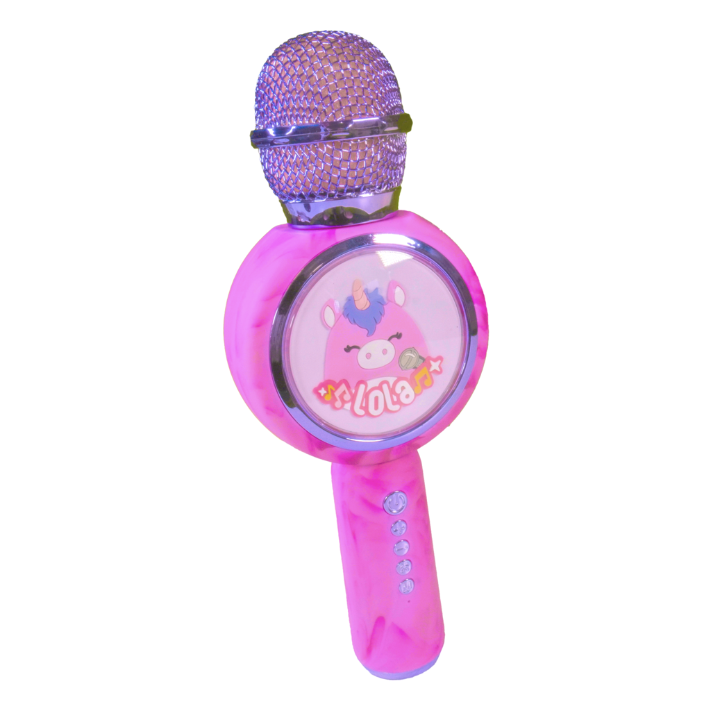 Squishmallows Squishmallows - Lola - Led Light - wireless karaoke microphone