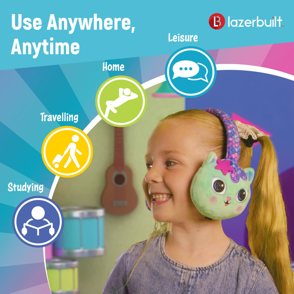 Gabby's Dollhouse Gabby's Dollhouse - Mercat - plush bluetooth headphones