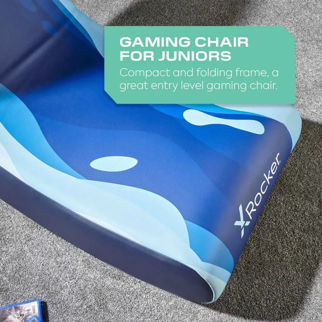 X Rocker Gaming chair - Lava - video rocker – blue (X Rocker)
