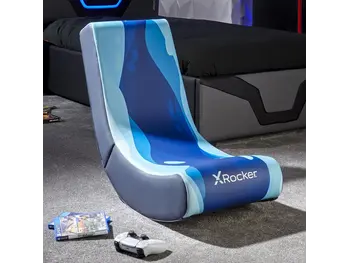 X Rocker Gamestoel - Lava - video rocker – blauw