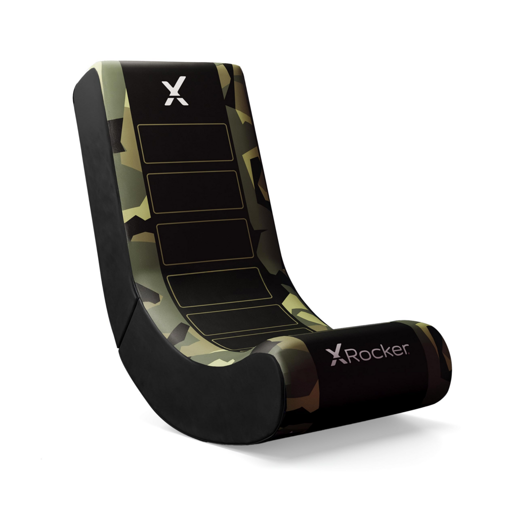 X Rocker Gamestoel - Geo camo - video rocker - groen (X Rocker)