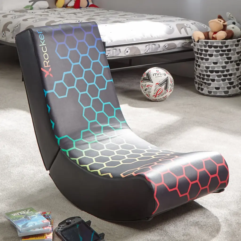 X Rocker Gaming chair - Neo Hex - video rocker - grey (X Rocker)