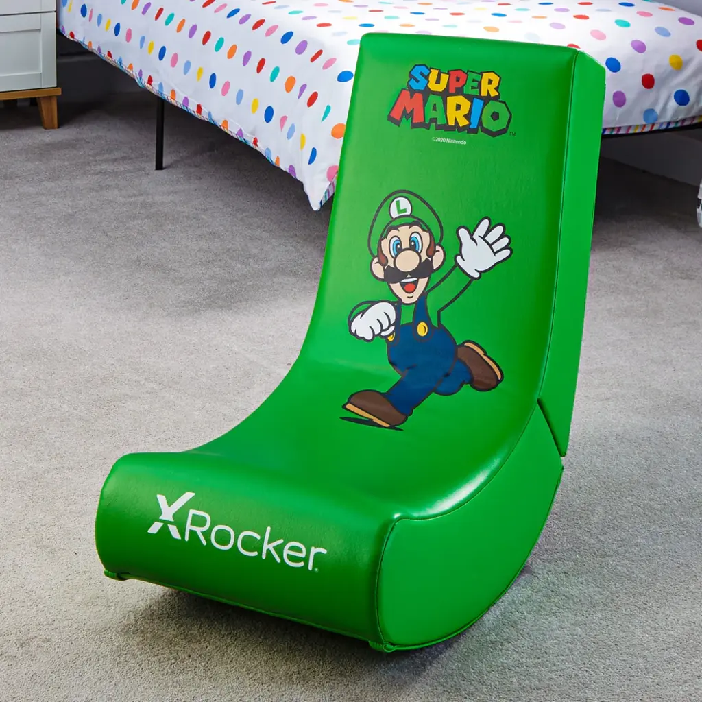 Super Mario Gaming chair - Luigi - Nintendo All Star rocker (X Rocker)
