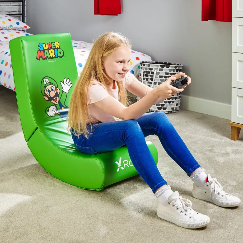 Super Mario Gaming chair - Luigi - Nintendo All Star rocker (X Rocker)