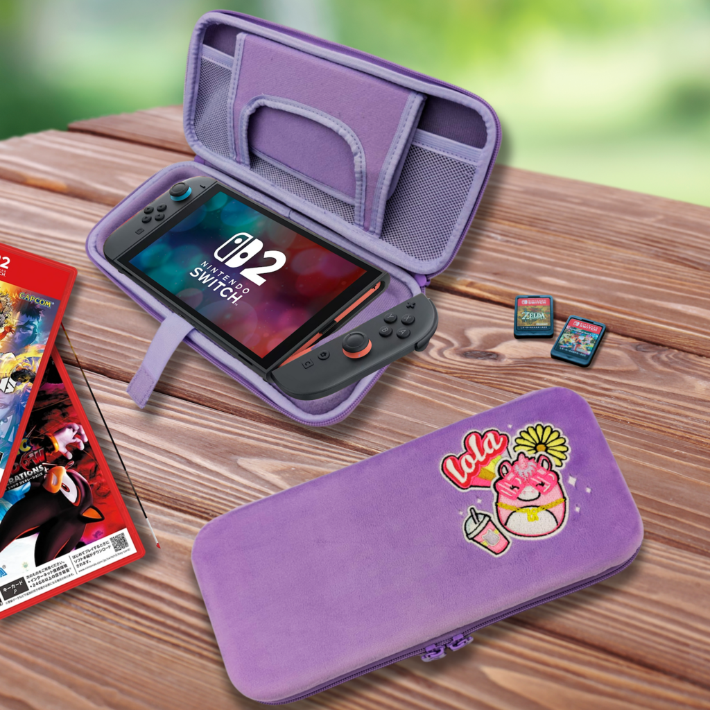 Squishmallows Squishmallows - Lola - pluche protection case - Switch 2 (Switch/Oled)