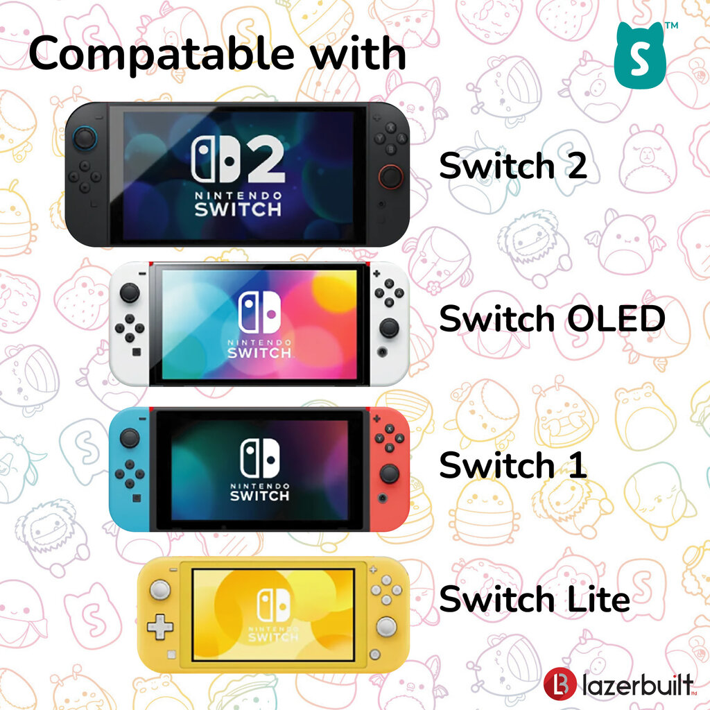 Squishmallows Squishmallows - Lola - pluche beschermcase - Switch 2 (Switch/Oled)