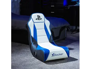PlayStation Gamestoel - PlayStation Geist 2.1 - floor rocker - wit/blauw