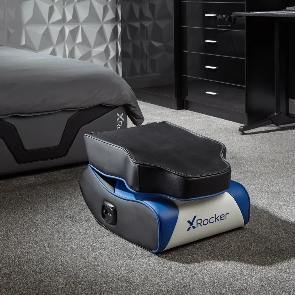 PlayStation Gamestoel - PlayStation Geist 2.1 - floor rocker - wit/blauw (X Rocker)