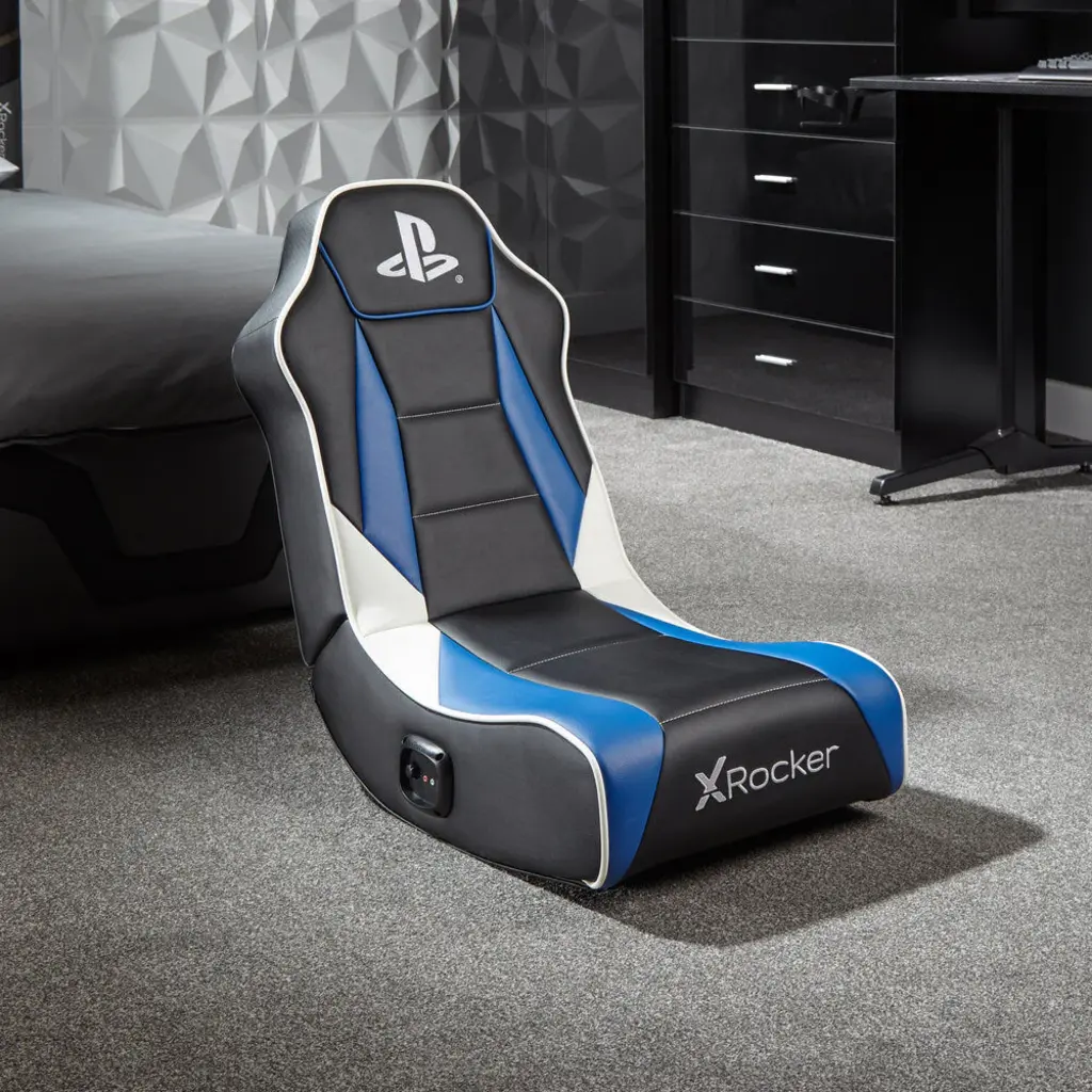 PlayStation Gaming chair - PlayStation Geist 2.1 - floor rocker - black/blue (X Rocker)