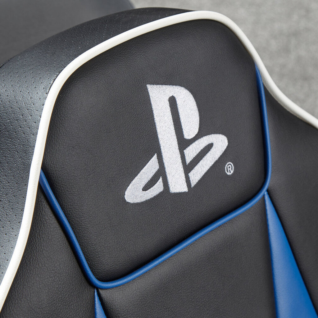 PlayStation Gamestoel - PlayStation Geist 2.1 - floor rocker - zwart/blauw (X Rocker)