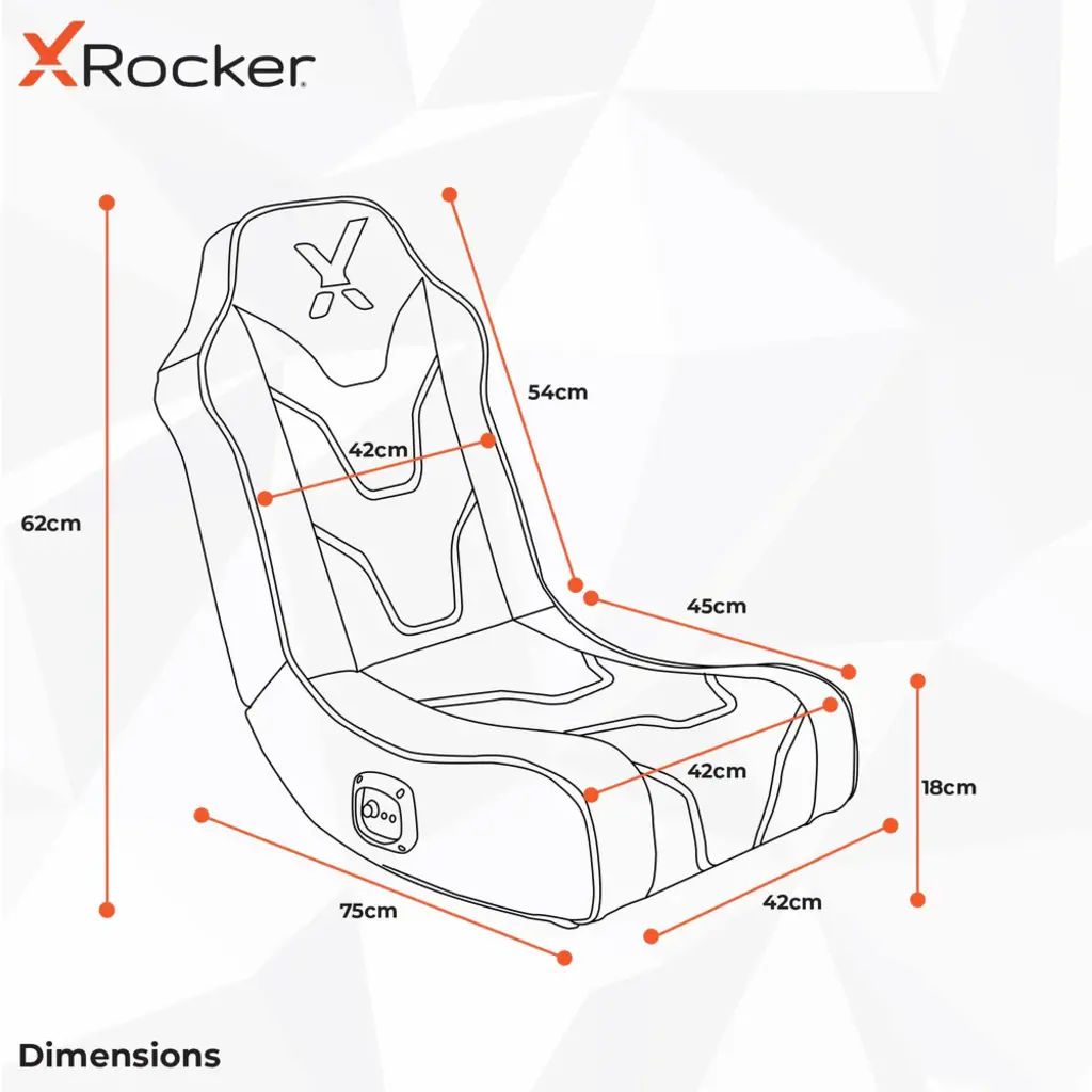 X Rocker Gamestoel - Chimera RGB Neo Motion 2.0 - floor rocker (X Rocker)