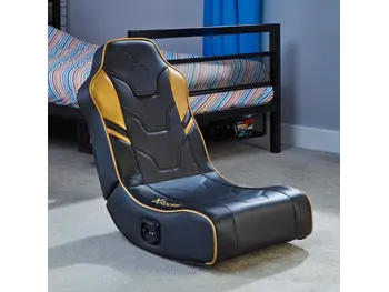 X Rocker Gamestoel - Shadow 2.0 - floor rocker – zwart/goud