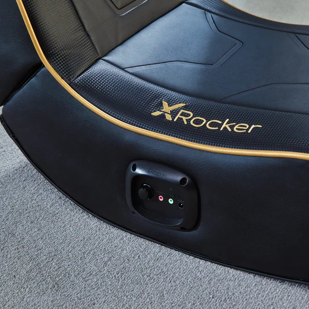X Rocker Gamestoel - Shadow 2.0 - floor rocker – zwart/goud (X Rocker)