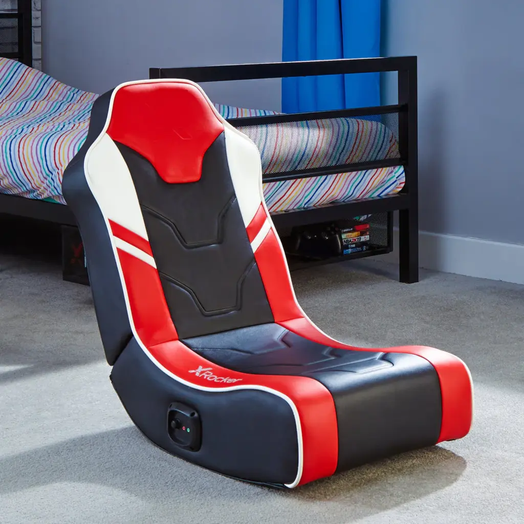 X Rocker Gamestoel - Shadow 2.0 - floor rocker – zwart/rood (X Rocker)