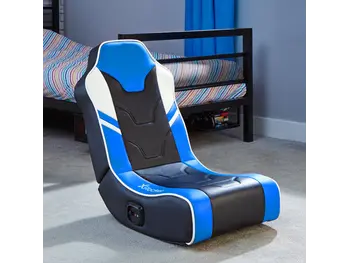 X Rocker Gaming chair - Shadow 2.0 - floor rocker – black/blue (X Rocker)