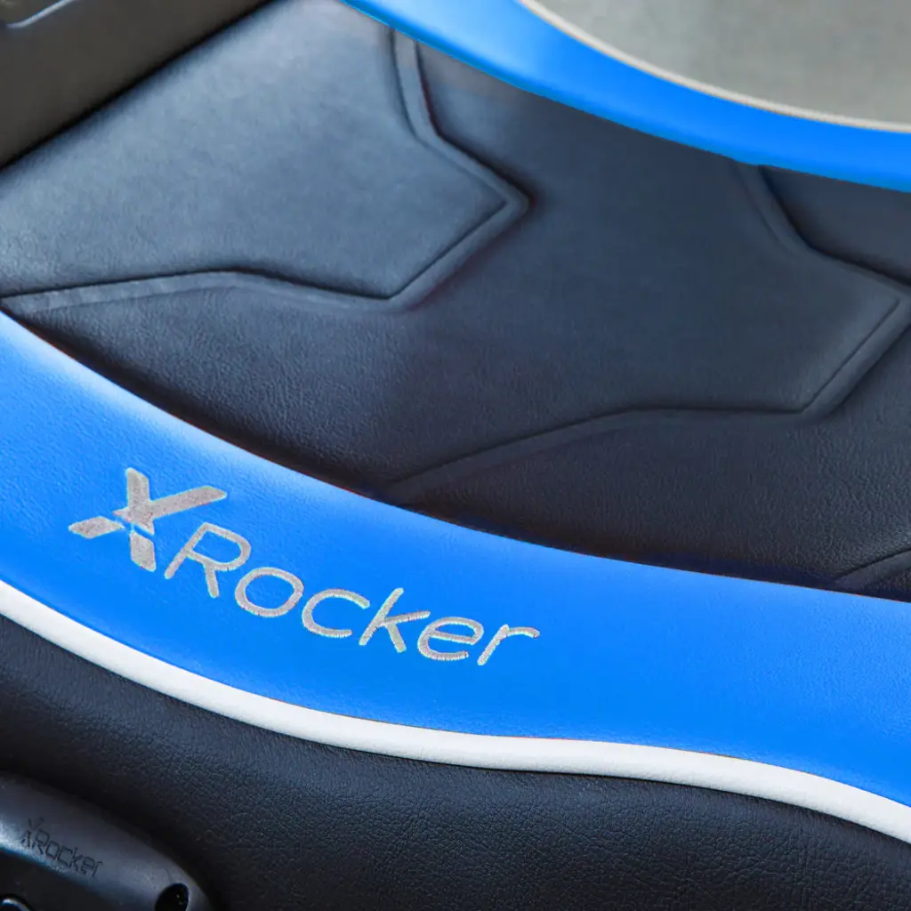 X Rocker Gamestoel - Shadow 2.0 - floor rocker – zwart/blauw (X Rocker)