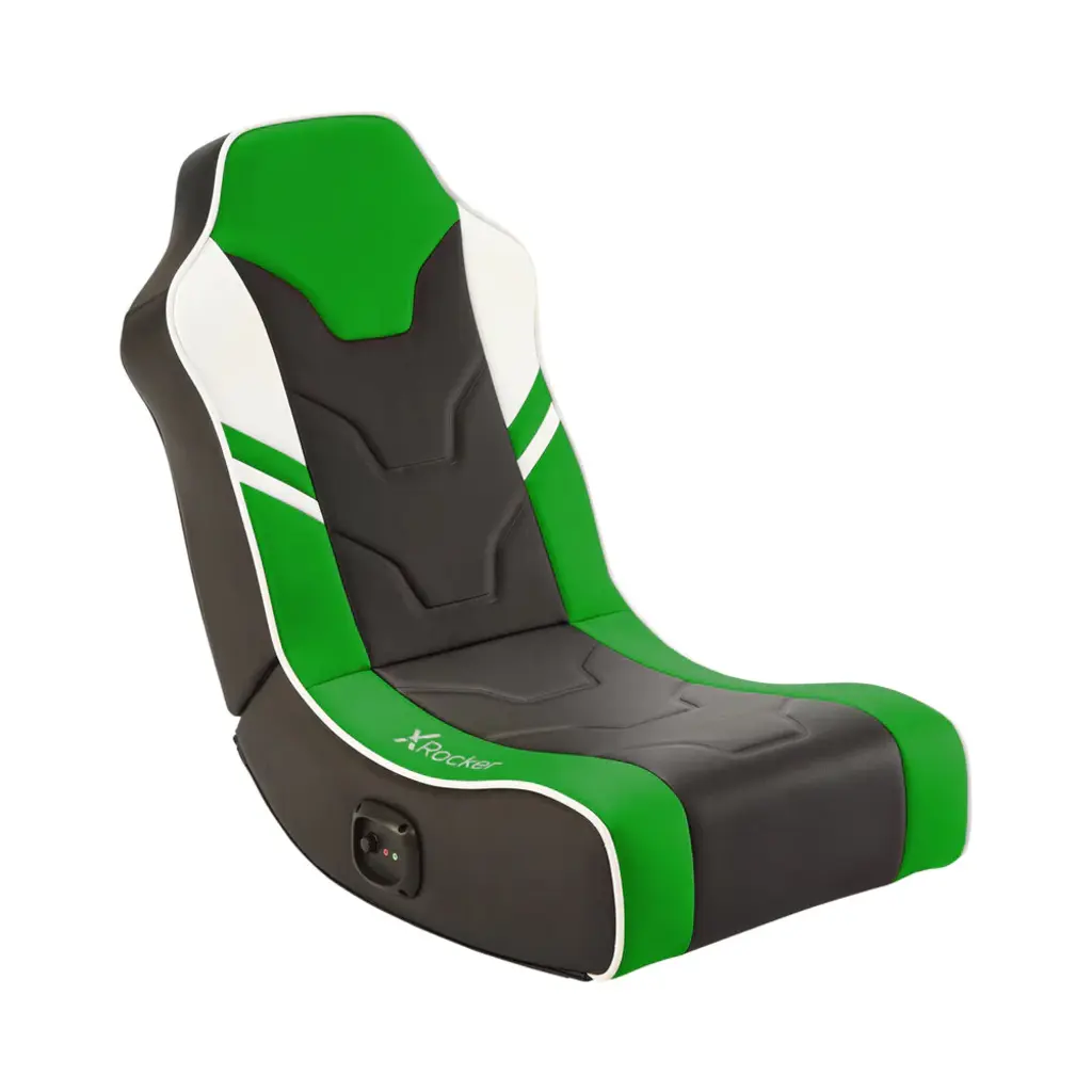 X Rocker Gaming chair - Shadow 2.0 - floor rocker – black/green (X Rocker)