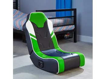 X Rocker Gaming chair - Shadow 2.0 - floor rocker – black/green (X Rocker)