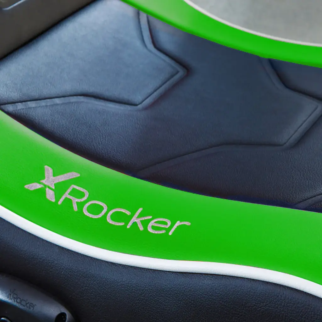 X Rocker Gaming chair - Shadow 2.0 - floor rocker – black/green (X Rocker)