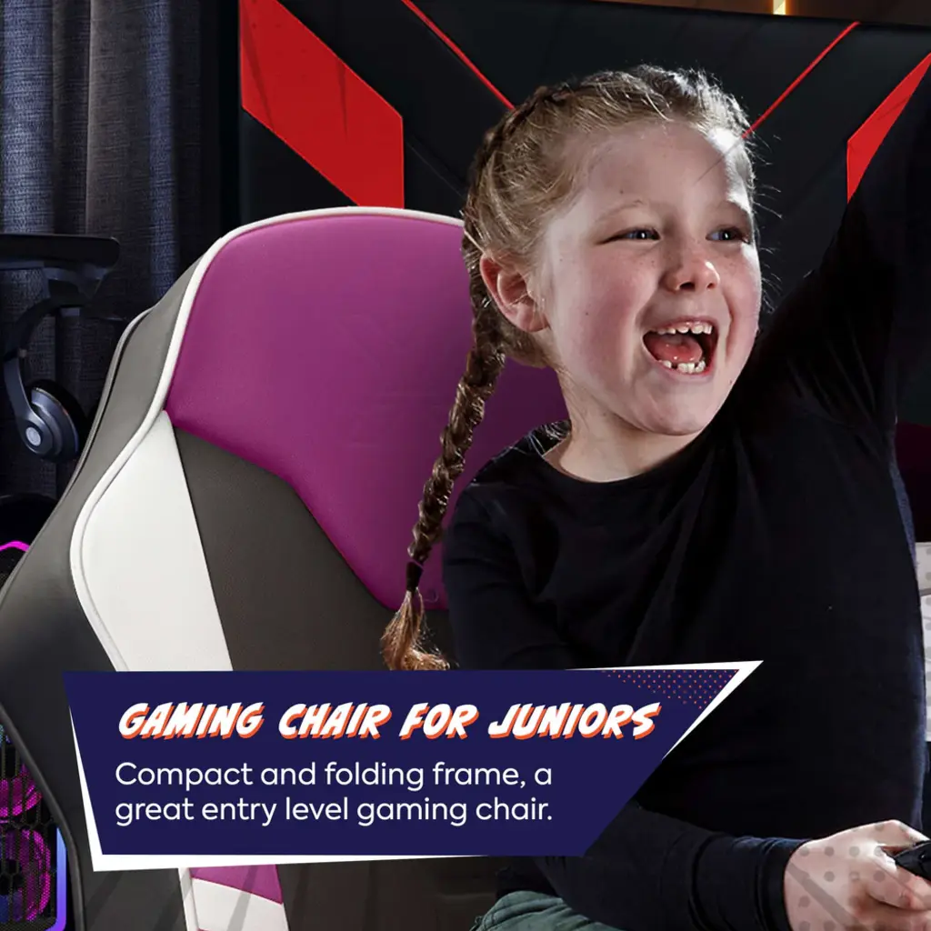 X Rocker Gaming chair - Shadow 2.0 - floor rocker – black/purple (X Rocker)