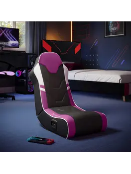 X Rocker Gaming chair - Shadow 2.0 - floor rocker – black/purple (X Rocker)