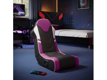 X Rocker Gaming chair - Shadow 2.0 - floor rocker – black/purple (X Rocker)