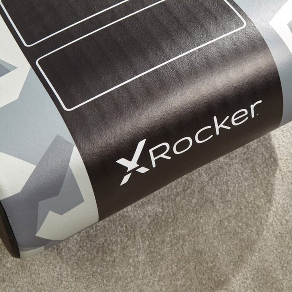 X Rocker Gamestoel - Geo camo - video rocker - grijs (X Rocker)