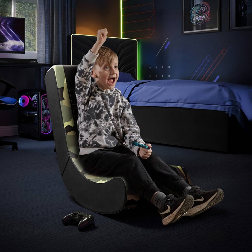 X Rocker Gaming chair - Geo camo - video rocker - green (X Rocker)