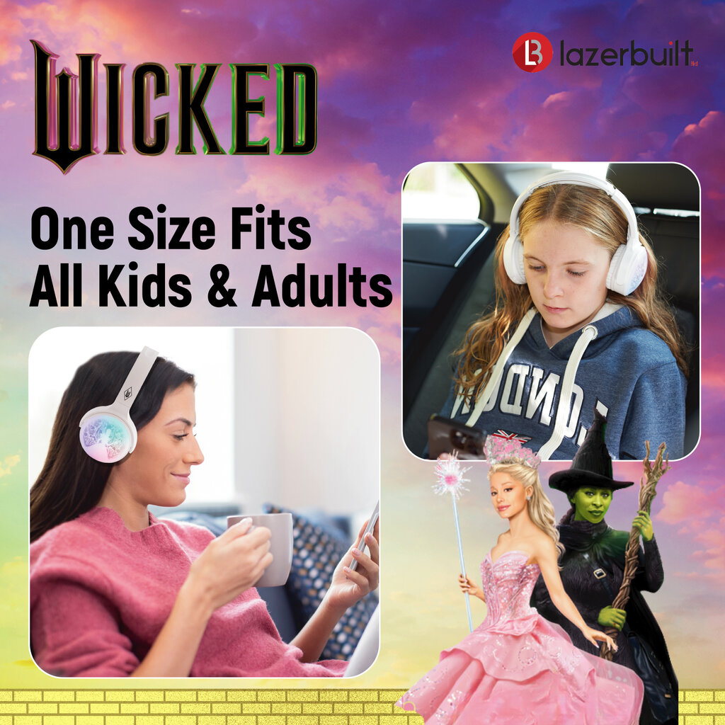 Wicked Wicked - draadloze kinderkoptelefoon - LED-verlichting