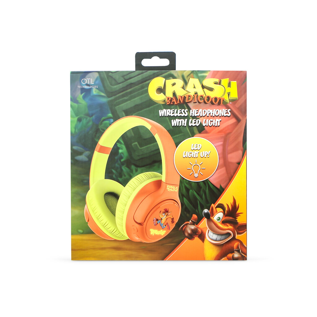Crash Bandicoot Crash Bandicoot - Led Light Up - bluetooth headphones