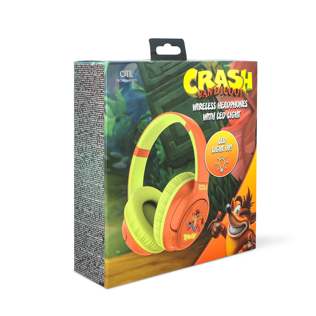 Crash Bandicoot Crash Bandicoot - Led Light Up - bluetooth headphones