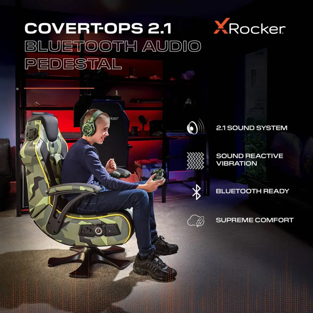 X Rocker Gamestoel - Covert Ops 2.1 (X Rocker)
